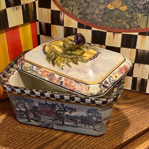 Mackenzie Childs MacLachlan Trinket Box Plus - Picture 7 of 15